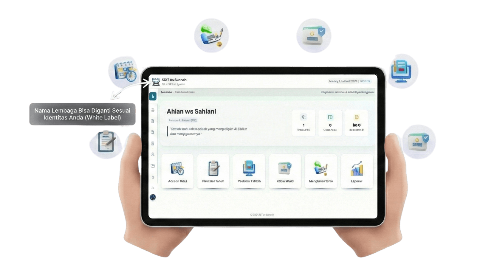 Dashboard Aplikasi Manajemen Tahfizh Bayyina