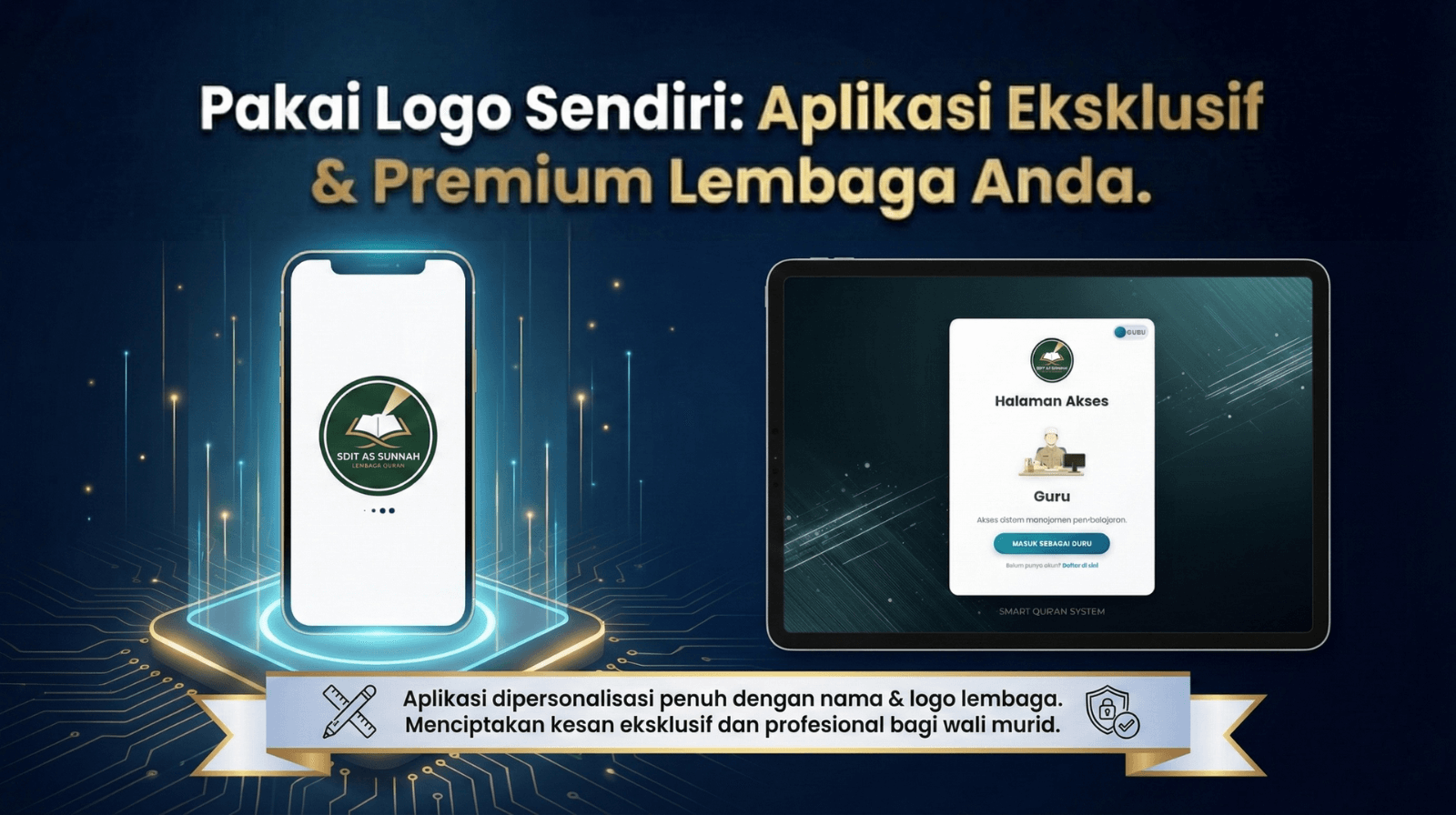 Contoh Branding SDIT As Sunnah pada Sistem Bayyina