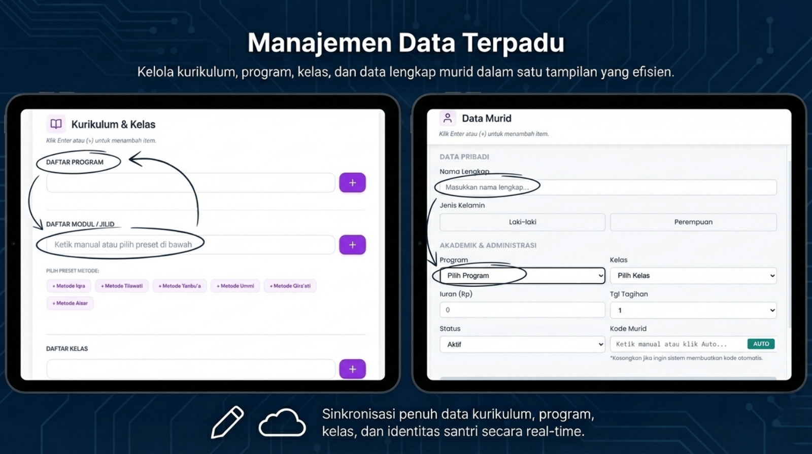 Setting Kurikulum Custom Bayyina